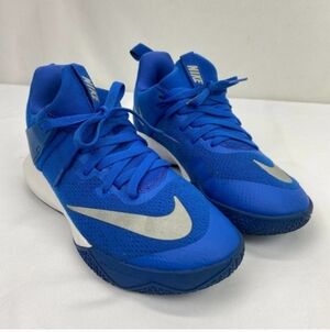 Nike Zoom Shift Womens Basketball Performance Sneakers Shoes Blue White Sz 8.5